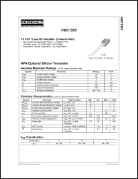 Click here to download KSC1393YTA Datasheet
