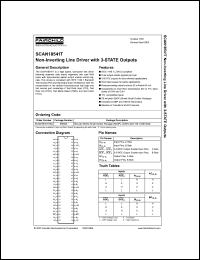 Click here to download SCAN18541T Datasheet