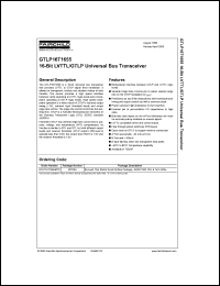 Click here to download GTLP16T1655 Datasheet