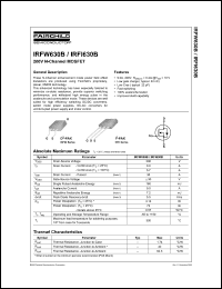 Click here to download IRFW630 Datasheet