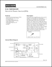 Click here to download KA1M0965RTU Datasheet