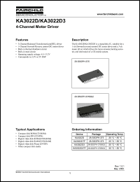 Click here to download KA3022D Datasheet