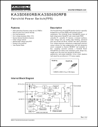 Click here to download KA3S0680RB Datasheet