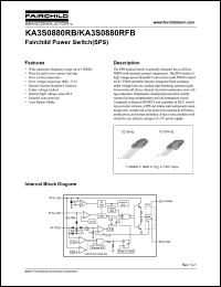 Click here to download KA3S0880RB Datasheet