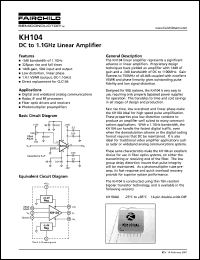Click here to download KH104 Datasheet