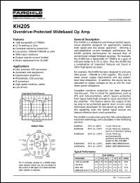 Click here to download KH205 Datasheet