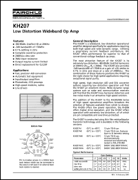 Click here to download KH207 Datasheet