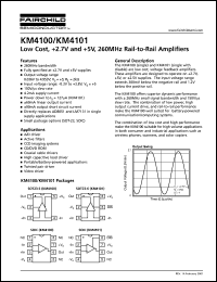 Click here to download KM4101 Datasheet