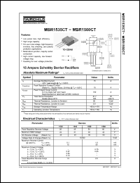 Click here to download MBR1550 Datasheet