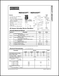 Click here to download MBR4050BT Datasheet
