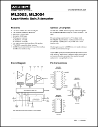 Click here to download ML2004CP Datasheet