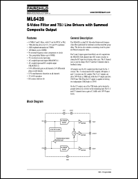 Click here to download ML6428CS-1 Datasheet