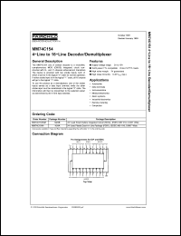 Click here to download MM74C154 Datasheet