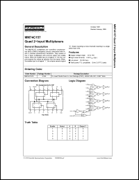 Click here to download MM74C157 Datasheet