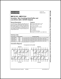Click here to download MM74C240 Datasheet