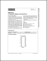 Click here to download MM74C912 Datasheet