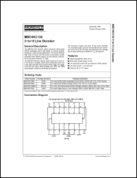 Click here to download MM74HC138 Datasheet