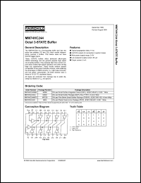 Click here to download MM74HC244 Datasheet
