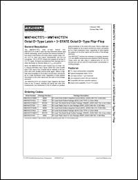 Click here to download MM74HCT574 Datasheet