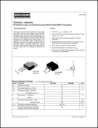 Click here to download NDB4060L Datasheet