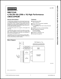 Click here to download NM27C240 Datasheet
