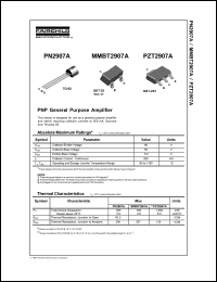 Click here to download PZT2907A_NL Datasheet