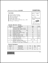Click here to download SSH8N90 Datasheet