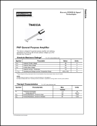 Click here to download TN4033 Datasheet