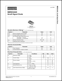 Click here to download MMSD4448 Datasheet