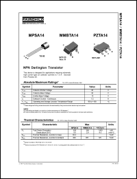 Click here to download MMBTA14_D87 Datasheet