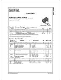 Click here to download MMBT6428 Datasheet