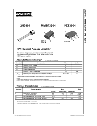 Click here to download 2N3904TF Datasheet