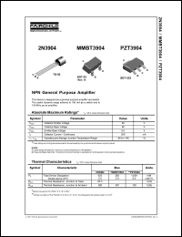 Click here to download MMBT3904_D87Z Datasheet