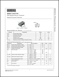 Click here to download MMBT2907AK Datasheet