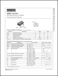 Click here to download MMBT2222AK Datasheet