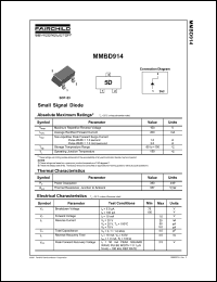 Click here to download MMBD914_D87 Datasheet