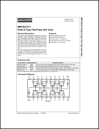 Click here to download MM74HC273MTCX_NL Datasheet