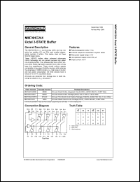 Click here to download MM74HC244MTCX_NL Datasheet