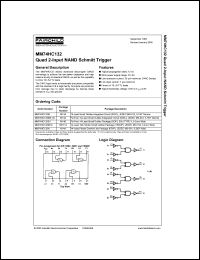 Click here to download MM74HC132N_NL Datasheet