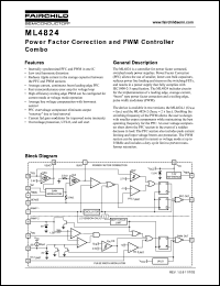 Click here to download ML4824IP1 Datasheet