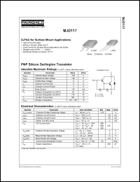 Click here to download MJD117 Datasheet