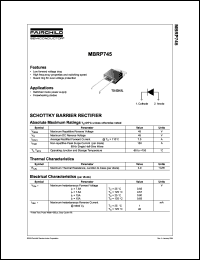 Click here to download MBRP745 Datasheet