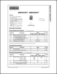 Click here to download MBR4060PT_NL Datasheet