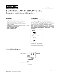 Click here to download LM431SACMFX Datasheet