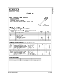 Click here to download KSD471ACYTA Datasheet