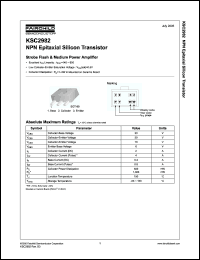 Click here to download KSC2982BTF_NL Datasheet