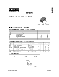 Click here to download KSC2715YMTF Datasheet