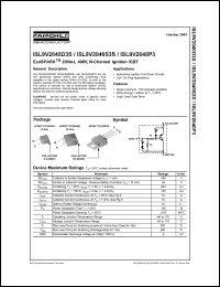 Click here to download ISL9V2040S3ST Datasheet