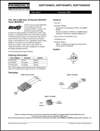 Click here to download HUF75344S3ST Datasheet