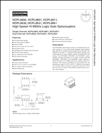 Click here to download HCPL0601R1 Datasheet